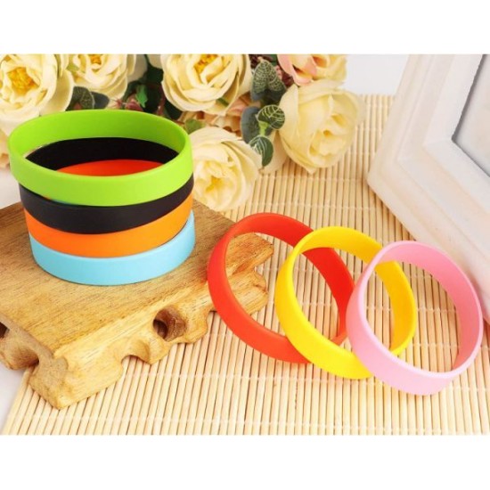 7PCS Silicone Bracelet Set For Men Women Wristbands Rubber Band Bracelets Assorted Colors Gifts Bracelets Sport 7PCS Silicone Bracelet Set For Men Women Wristbands Rubber Band Bracelets Assorted Colors Gifts Bracelets Sport
